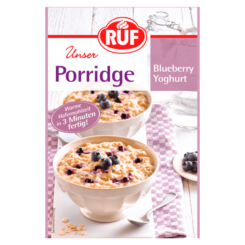Ruf Porridge Blueberry Joghurt 65g